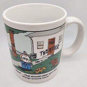 Vintage 1987 "The Far Side" by Gary Larson "The Mug" Mug